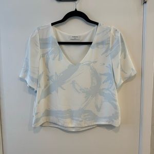 Aritzia Babaton Crop Blouse